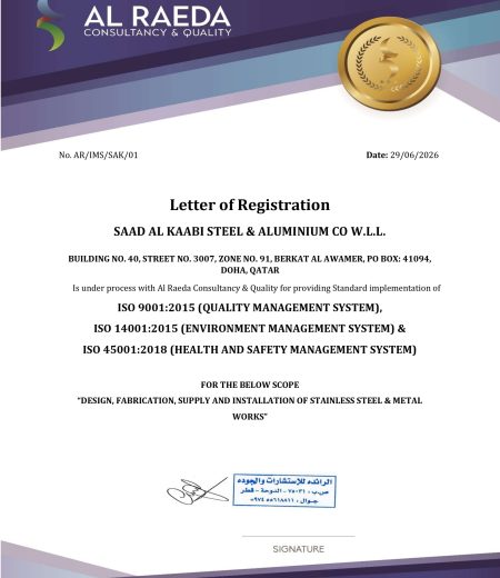 Saad Al Kaabi Steel & Aluminium Co letter_page-0001
